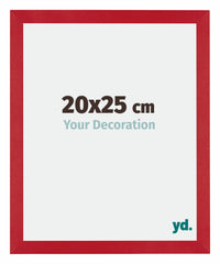 Mura MDF Marco de Fotos 20x25cm Rojo Parte delantera Tamano | Yourdecoration.es