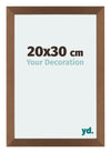 Mura MDF Marco de Fotos 20x30cm Decoración de cobre Parte delantera Tamano | Yourdecoration.es