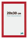 Mura MDF Marco de Fotos 20x30cm Rojo Parte delantera Tamano | Yourdecoration.es