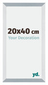 Mura MDF Marco de Fotos 20x40cm Aluminio Cepillado Parte delantera Tamano | Yourdecoration.es