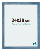 Mura MDF Marco de Fotos 24x30cm Claro azul barrido Parte delantera Tamano | Yourdecoration.es