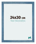 Mura MDF Marco de Fotos 24x30cm Claro azul barrido Parte delantera Tamano | Yourdecoration.es
