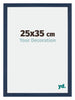 Mura MDF Marco de Fotos 25x35cm Azul oscuro barrido Parte delantera Tamano | Yourdecoration.es