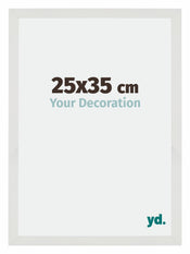 Mura MDF Marco de Fotos 25x35cm Blanco mate Parte delantera Tamano | Yourdecoration.es