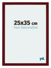 Mura MDF Marco de Fotos 25x35cm Vino tinto barrido Parte delantera Tamano | Yourdecoration.es