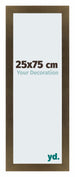 Mura MDF Marco de Fotos 25x75cm Decoración De Bronce Delantera Tamano | Yourdecoration.es