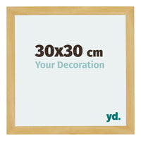 Mura MDF Marco de Fotos 30x30cm Decoracion de pino Parte delantera Tamano | Yourdecoration.es