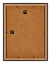 Mura MDF Marco de Fotos 30x40cm Negro grano de madera Parte trasera | Yourdecoration.es