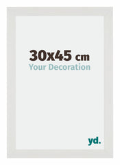 Mura MDF Marco de Fotos 30x45cm Blanco mate Parte delantera Tamano | Yourdecoration.es