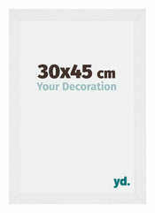Mura MDF Marco de Fotos 30x45cm Blanco muy brillante Parte delantera Tamano | Yourdecoration.es