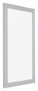 Mura MDF Marco de Fotos 30x50cm Plateado mate Parte delantera Oblicuo | Yourdecoration.es
