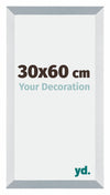 Mura MDF Marco de Fotos 30x60cm Aluminio Cepillado Parte delantera Tamano | Yourdecoration.es