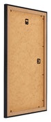 Mura MDF Marco de Fotos 33x48cm Negro Grano De Madera Trasera Oblicuo | Yourdecoration.es