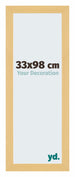 Mura MDF Marco de Fotos 33x98cm Decoración De Haya Delantera Tamano | Yourdecoration.es