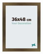 Mura MDF Marco de Fotos 36x48cm Decoracion de Bronce Delantera Tamano | Yourdecoration.es
