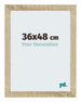 Mura MDF Marco de Fotos 36x48cm Roble Sonoma Delantera Tamano | Yourdecoration.es