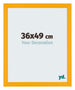 Mura MDF Marco de Fotos 36x49cm Amarillo Delantera Tamano | Yourdecoration.es