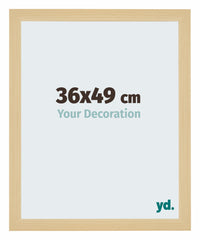 Mura MDF Marco de Fotos 36x49cm Decoración De Arce Delantera Tamano | Yourdecoration.es