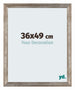 Mura MDF Marco de Fotos 36x49cm Metal Vintage Delantera Tamano | Yourdecoration.es