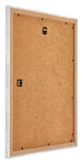 Mura MDF Marco de Fotos 36x49cm Plateado Brillante Vintage Trasera Oblicuo | Yourdecoration.es