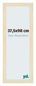 Mura MDF Marco de Fotos 37 5x98cm Arena Barrido Delantera Tamano | Yourdecoration.es
