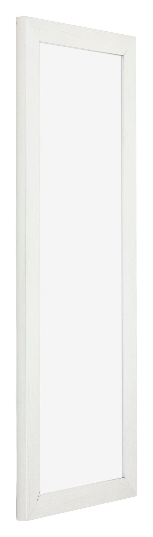 Mura MDF Marco de Fotos 37 5x98cm Blanco Barrido Delantera Oblicuo | Yourdecoration.es