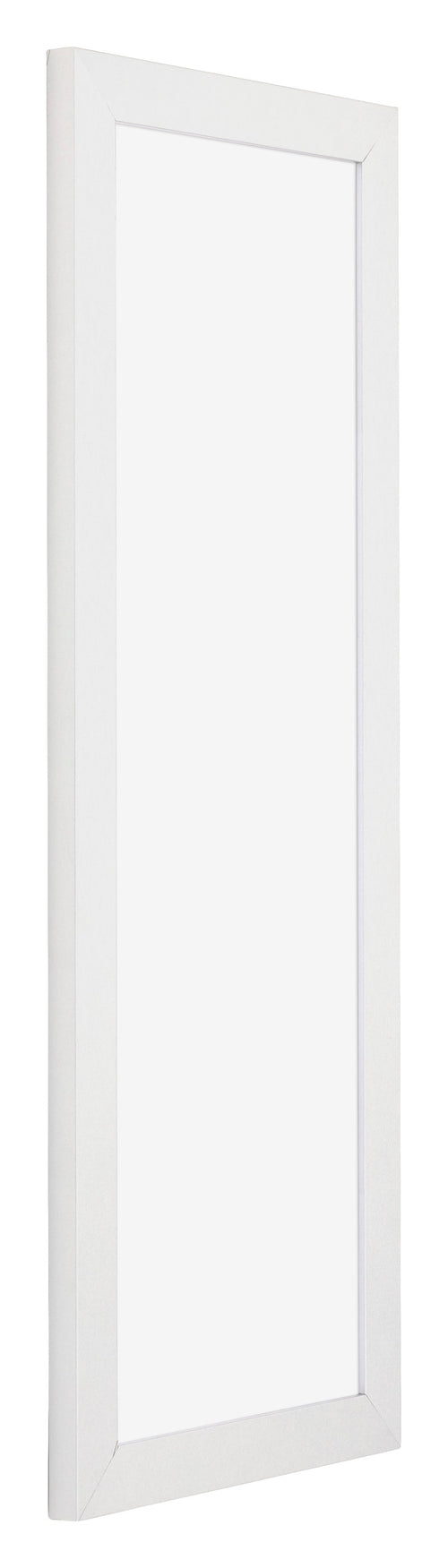 Mura MDF Marco de Fotos 37 5x98cm Blanco Brillante Delantera Oblicuo | Yourdecoration.es