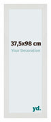 Mura MDF Marco de Fotos 37 5x98cm Blanco Mate Delantera Tamano | Yourdecoration.es