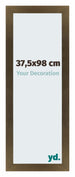 Mura MDF Marco de Fotos 37 5x98cm Decoracion de Bronce Delantera Tamano | Yourdecoration.es