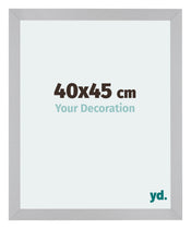 Mura MDF Marco de Fotos 40x45cm Plateado mate Parte delantera Tamano | Yourdecoration.es