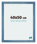 Mura MDF Marco de Fotos 40x50cm Claro azul barrido Parte delantera Tamano | Yourdecoration.es