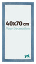 Mura MDF Marco de Fotos 40x70cm Claro azul barrido Parte delantera Tamano | Yourdecoration.es