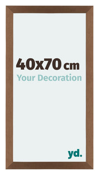 Mura MDF Marco de Fotos 40x70cm Decoración de cobre Parte delantera Tamano | Yourdecoration.es
