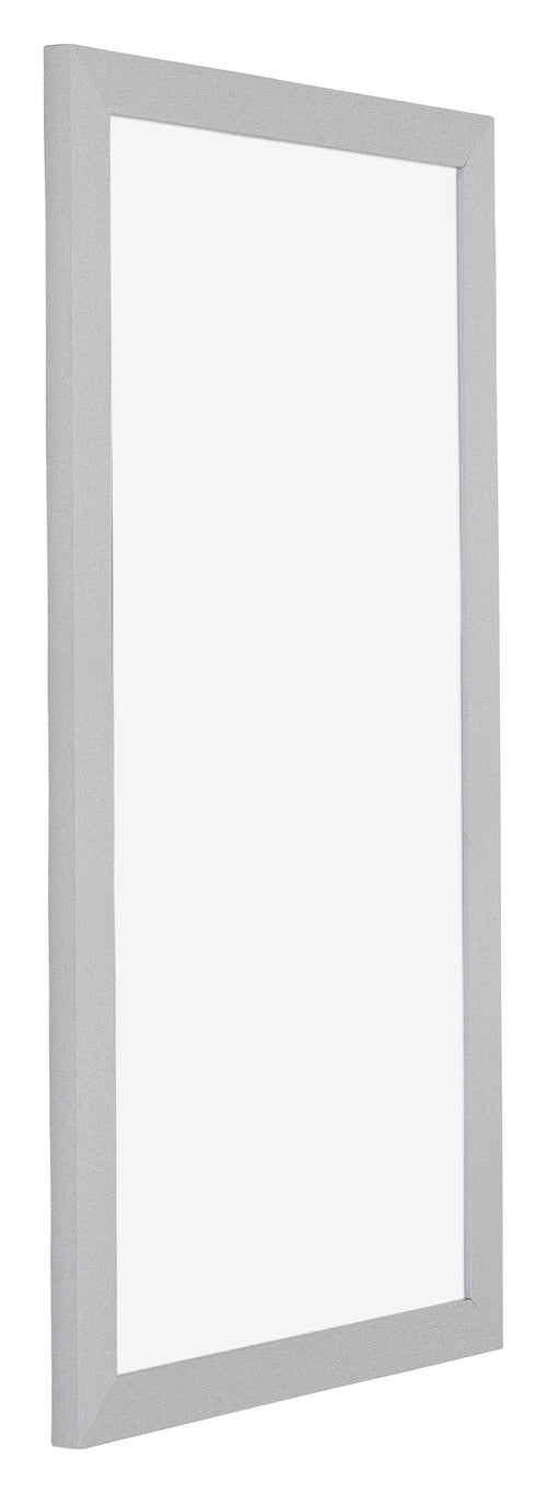 Mura MDF Marco de Fotos 40x80cm Plateado mate Parte delantera Oblicuo | Yourdecoration.es