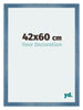 Mura MDF Marco de Fotos 42x60cm Claro azul barrido Parte delantera Tamano | Yourdecoration.es