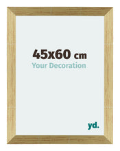 Mura MDF Marco de Fotos 45x60cm Dorado brillante Parte delantera Tamano | Yourdecoration.es