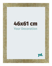 Mura MDF Marco de Fotos 46x61cm Dorado Antiguo Delantera Tamano | Yourdecoration.es