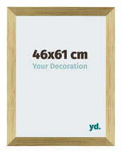 Mura MDF Marco de Fotos 46x61cm Dorado Brillante Delantera Tamano | Yourdecoration.es