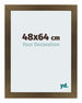 Mura MDF Marco de Fotos 48x64cm Decoracion de Bronce Delantera Tamano | Yourdecoration.es