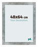 Mura MDF Marco de Fotos 48x64cm Hierro Barrido Delantera Tamano | Yourdecoration.es