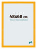 Mura MDF Marco de Fotos 48x68cm Amarillo Parte delantera Tamano | Yourdecoration.es