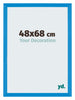 Mura MDF Marco de Fotos 48x68cm Azul barrido Parte delantera Tamano | Yourdecoration.es