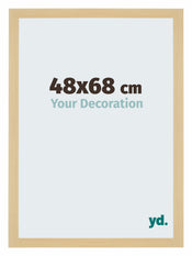 Mura MDF Marco de Fotos 48x68cm Decoracion de arce Parte delantera Tamano | Yourdecoration.es