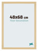 Mura MDF Marco de Fotos 48x68cm Decoracion de arce Parte delantera Tamano | Yourdecoration.es