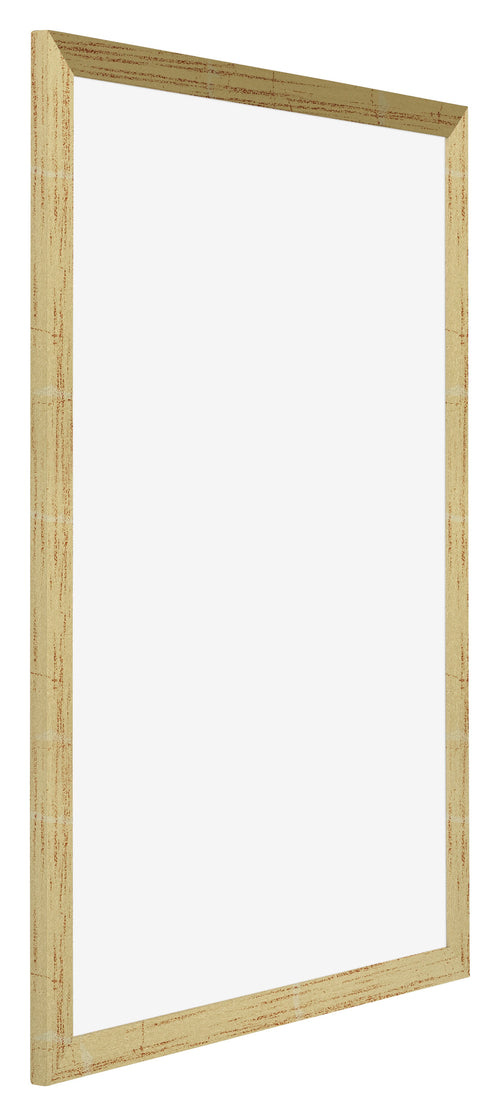 Mura MDF Marco de Fotos 48x68cm Dorado brillante Parte delantera Oblicuo | Yourdecoration.es