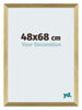 Mura MDF Marco de Fotos 48x68cm Dorado brillante Parte delantera Tamano | Yourdecoration.es
