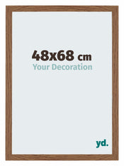 Mura MDF Marco de Fotos 48x68cm Roble Rustiek Parte delantera Tamano | Yourdecoration.es