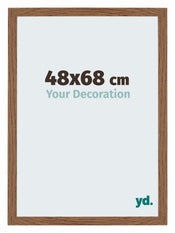 Mura MDF Marco de Fotos 48x68cm Roble Rustiek Parte delantera Tamano | Yourdecoration.es