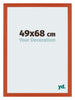 Mura MDF Marco de Fotos 49x68cm Naranja Delantera Tamano | Yourdecoration.es