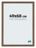 Mura MDF Marco de Fotos 49x68cm Nogal Oscuro Delantera Tamano | Yourdecoration.es